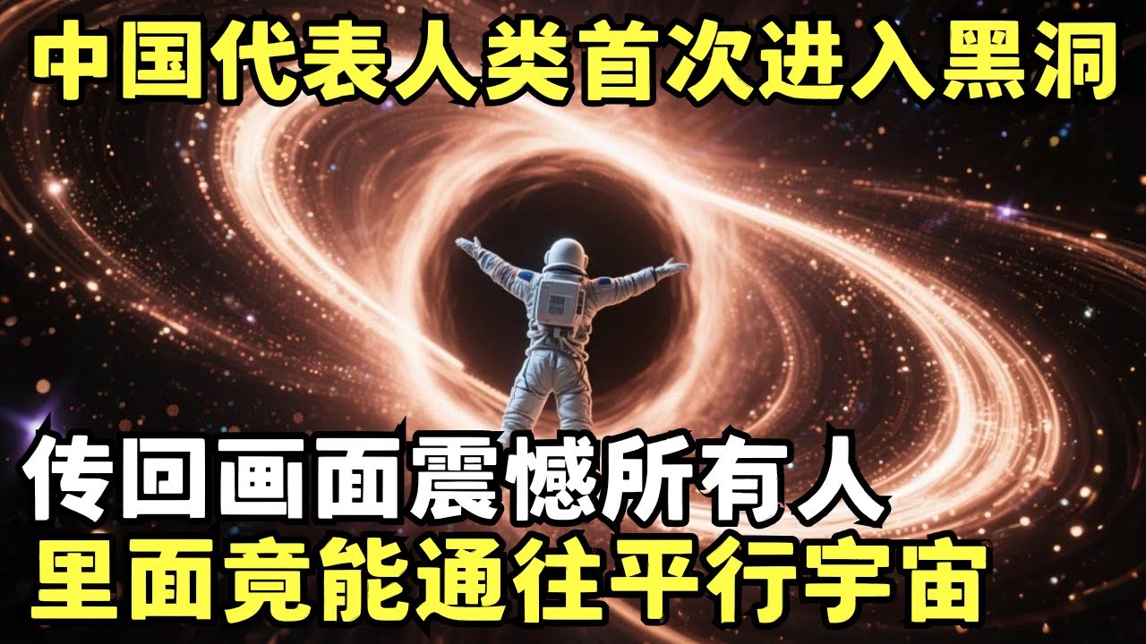中国代表全人类首次进入黑洞! 传回画面震撼所有人: 里面竟能通往平行宇宙, 美国专家直呼中国无敌了!｜科学边界