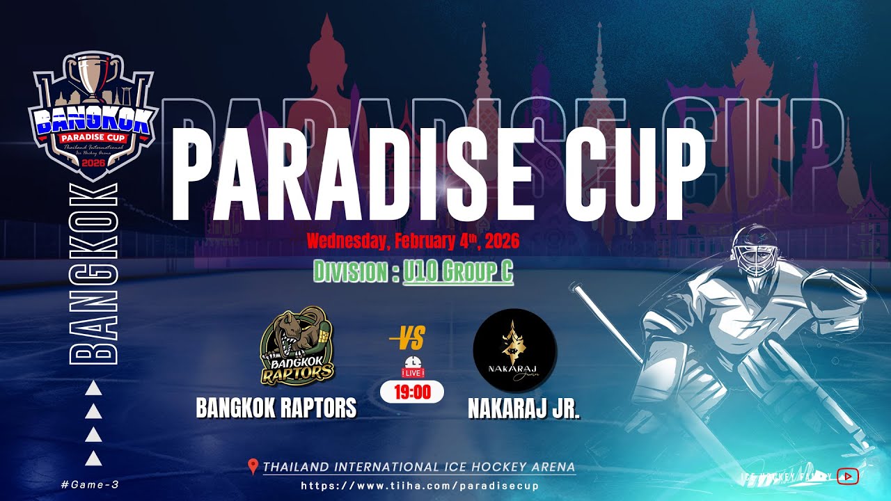 Bangkok Raptors ۷ʂ Nakaraj Jr. | Division U10 Group C | Paradise cup 2026