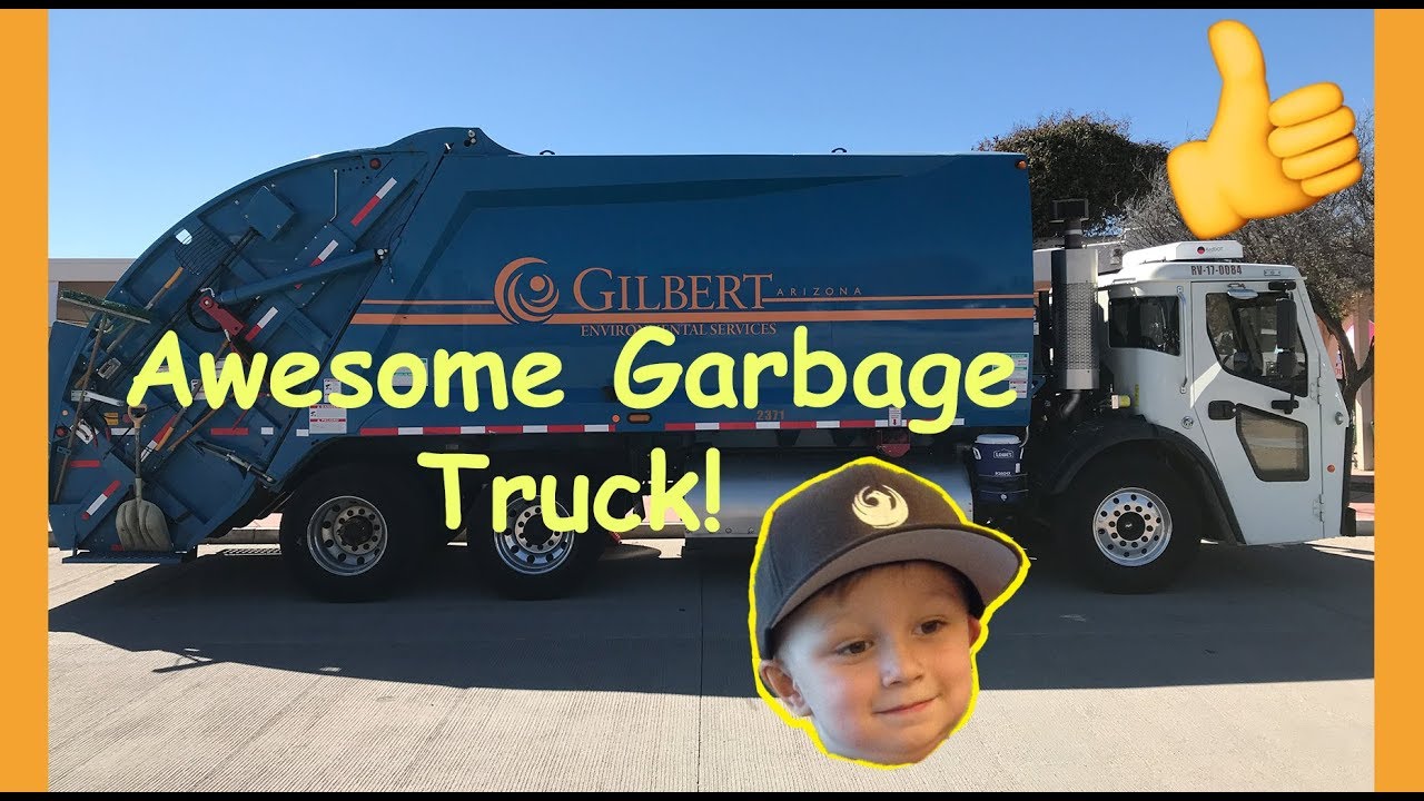Roman's Short Garbage Truck Video