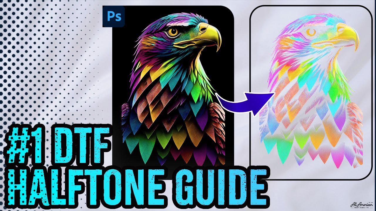 FIX Heavy DTF Transfers with Halftone!