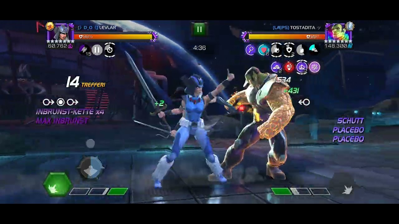 Mcoc AW Season 65 (off) Spiral vs. Node 47 Super Skrull