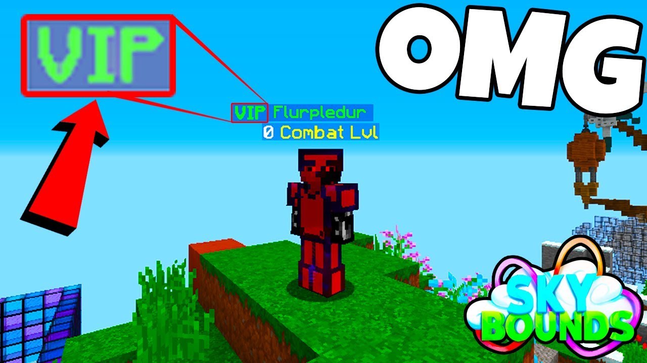 I GOT VIP RANK on Skybounds?! Minecraft Skybounds S3 #18 (Fusion)