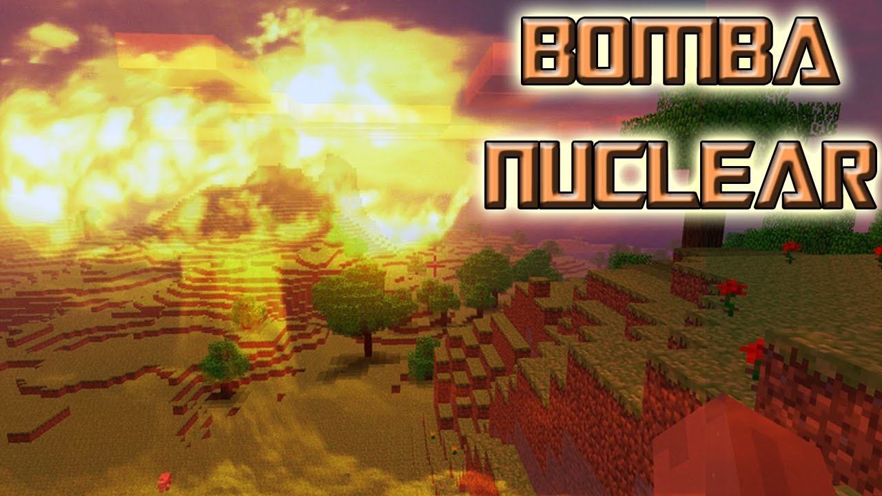 Minecraft | Bomba nuclear + Espada Jedi + Cañon laser