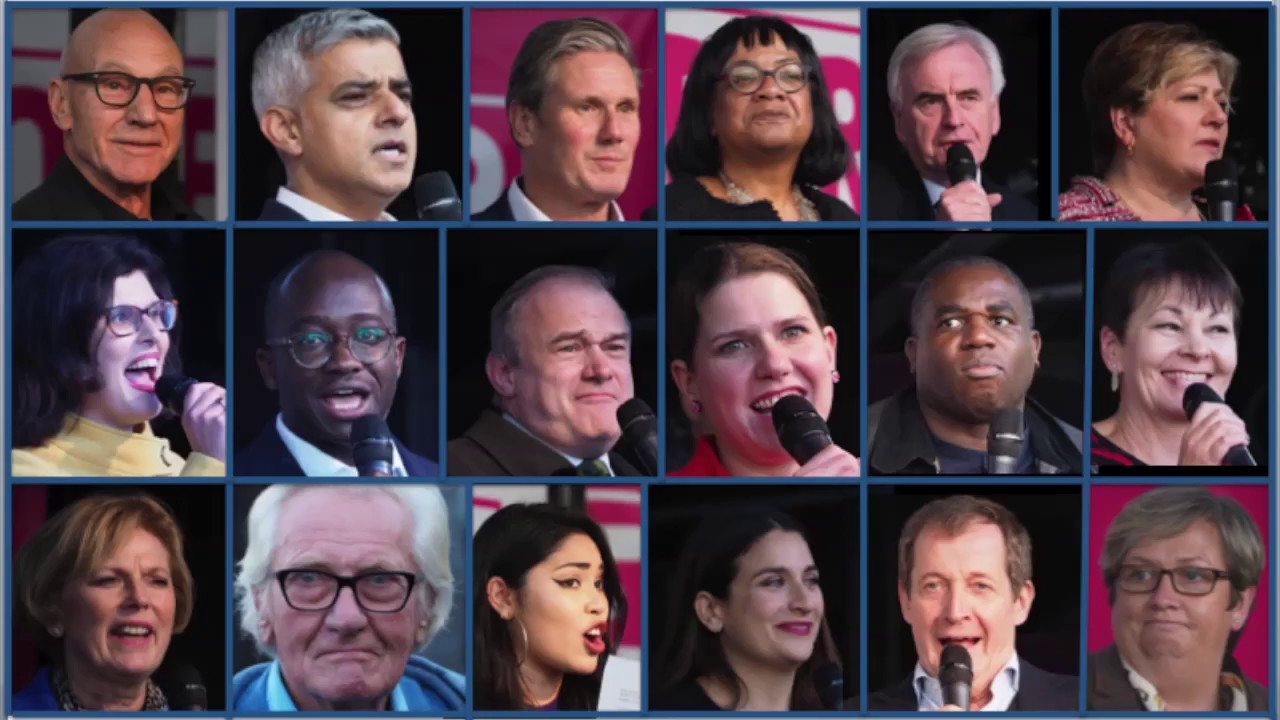 Highlights from the Peoples Vote March October 2019