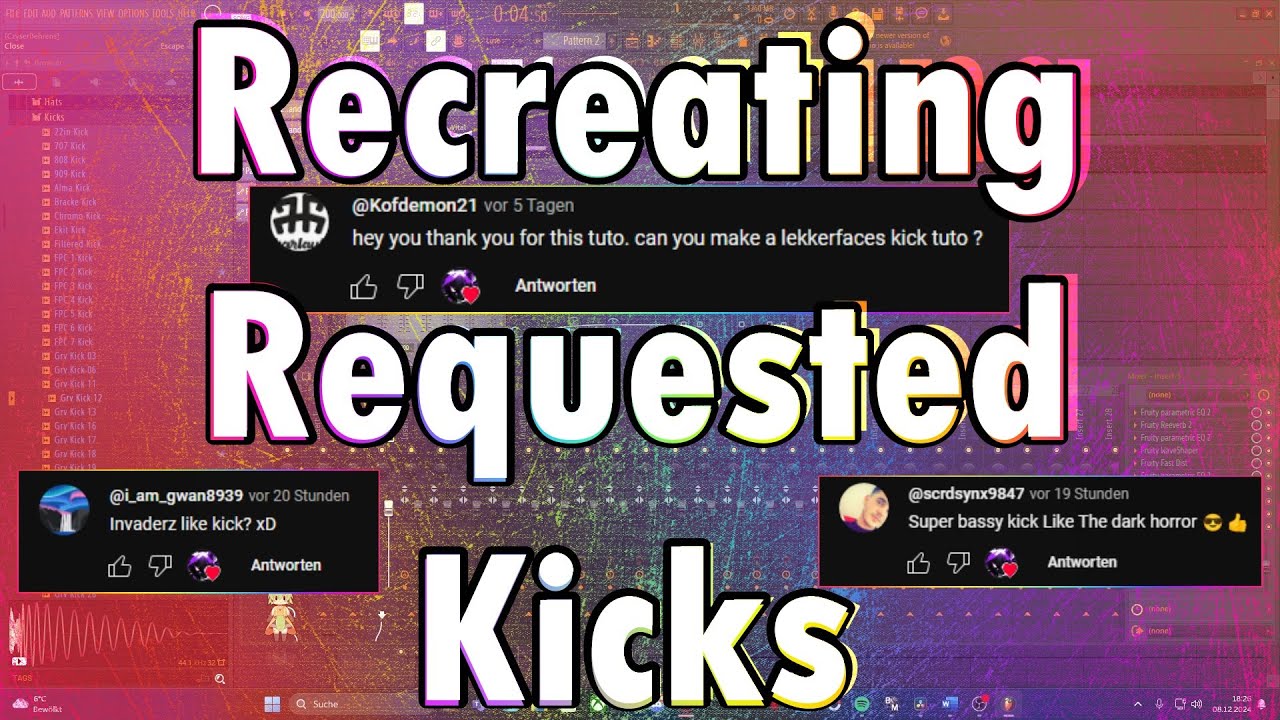 Recreating Requested Uptempo Kicks from Scratch