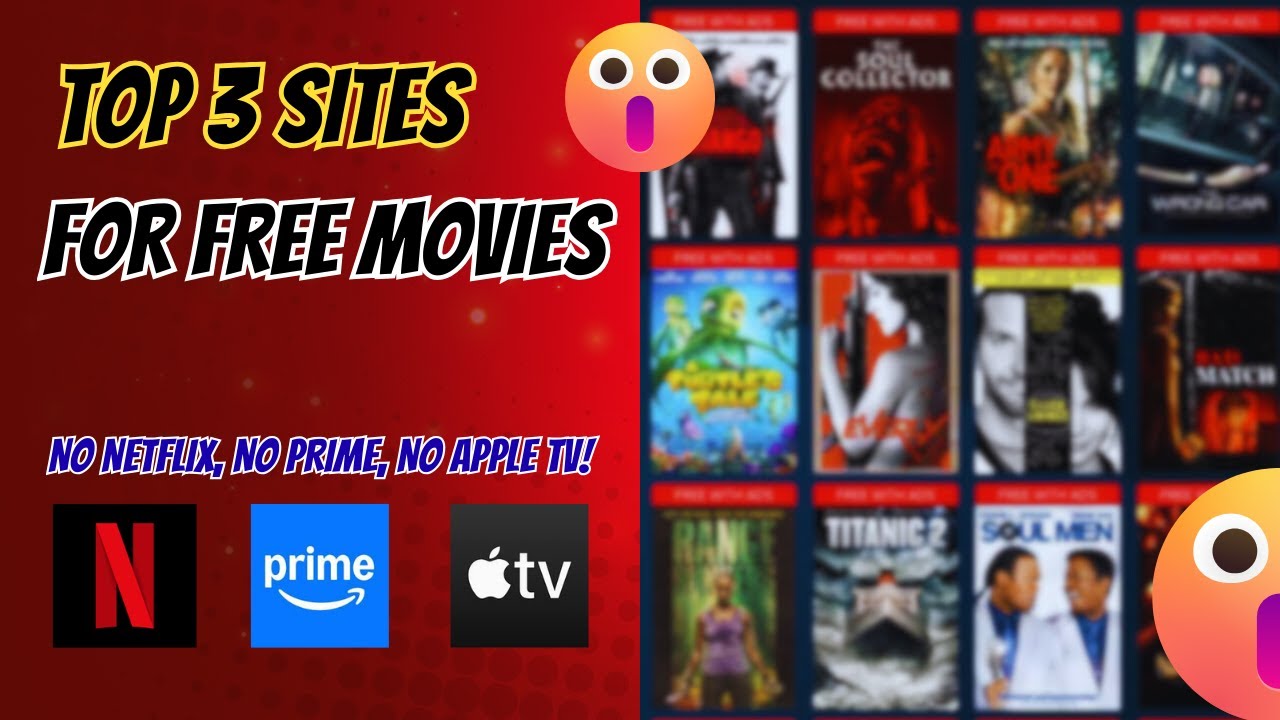Top 3 Free Websites to Watch Movies Online (No Netflix, No Prime, No Apple TV!)