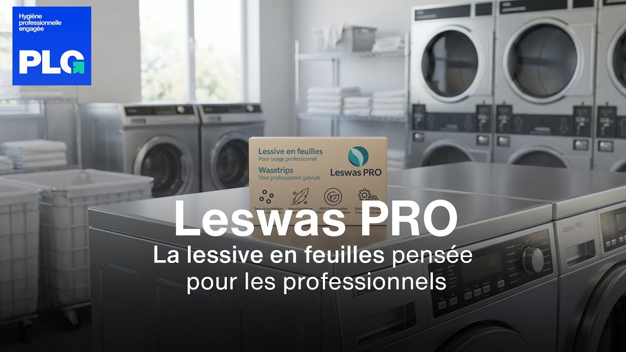 Leswas PRO : la lessive en feuilles qui simplifie le quotidien des professionnels