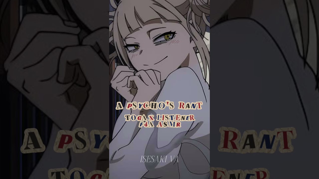 Toga x Listener Roleplay F4A ASMR Part 2 