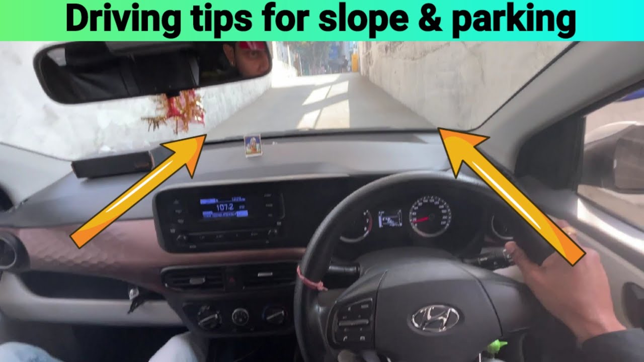 How to drive a car in underground parking uphill position  @Drive with ankit
