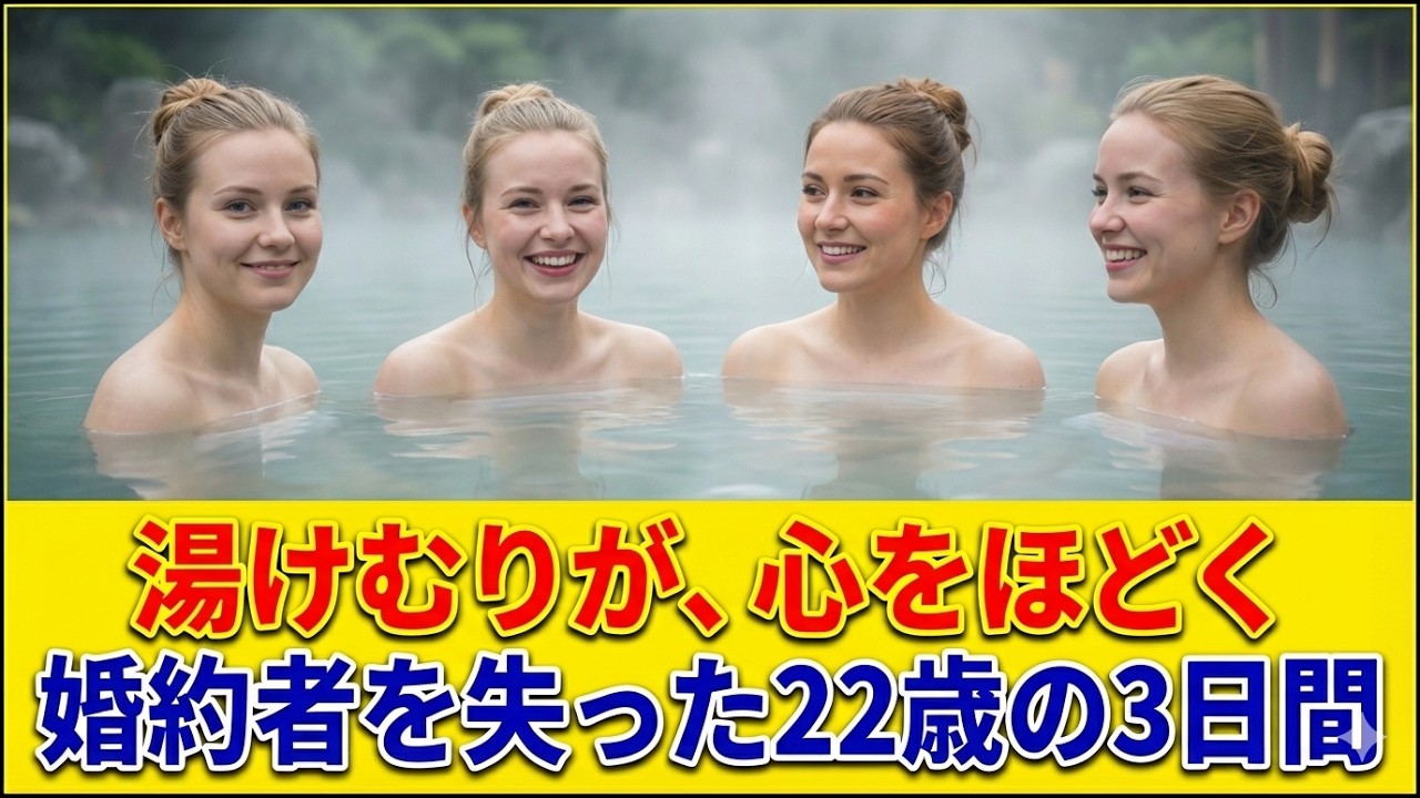 【海外の反応】婚約者を失った22歳が日本へ——温泉宿の“献杯”で泣いた夜