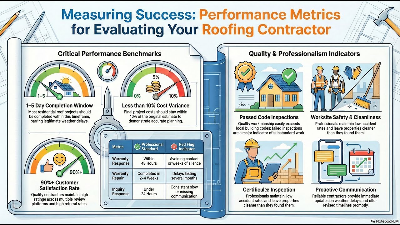Performance Metrics for Roofing Contractors | American Roofing Experts 816-608-7773 Overland Park KS