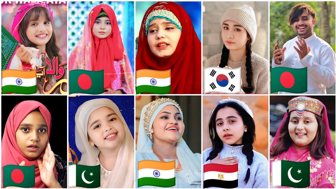 Noor Wala Aya Hai ♥️ || Remix Song || Aayat Arif, Sami Yusuf, Yumna Ajin, huda Sisters || Naat #noor