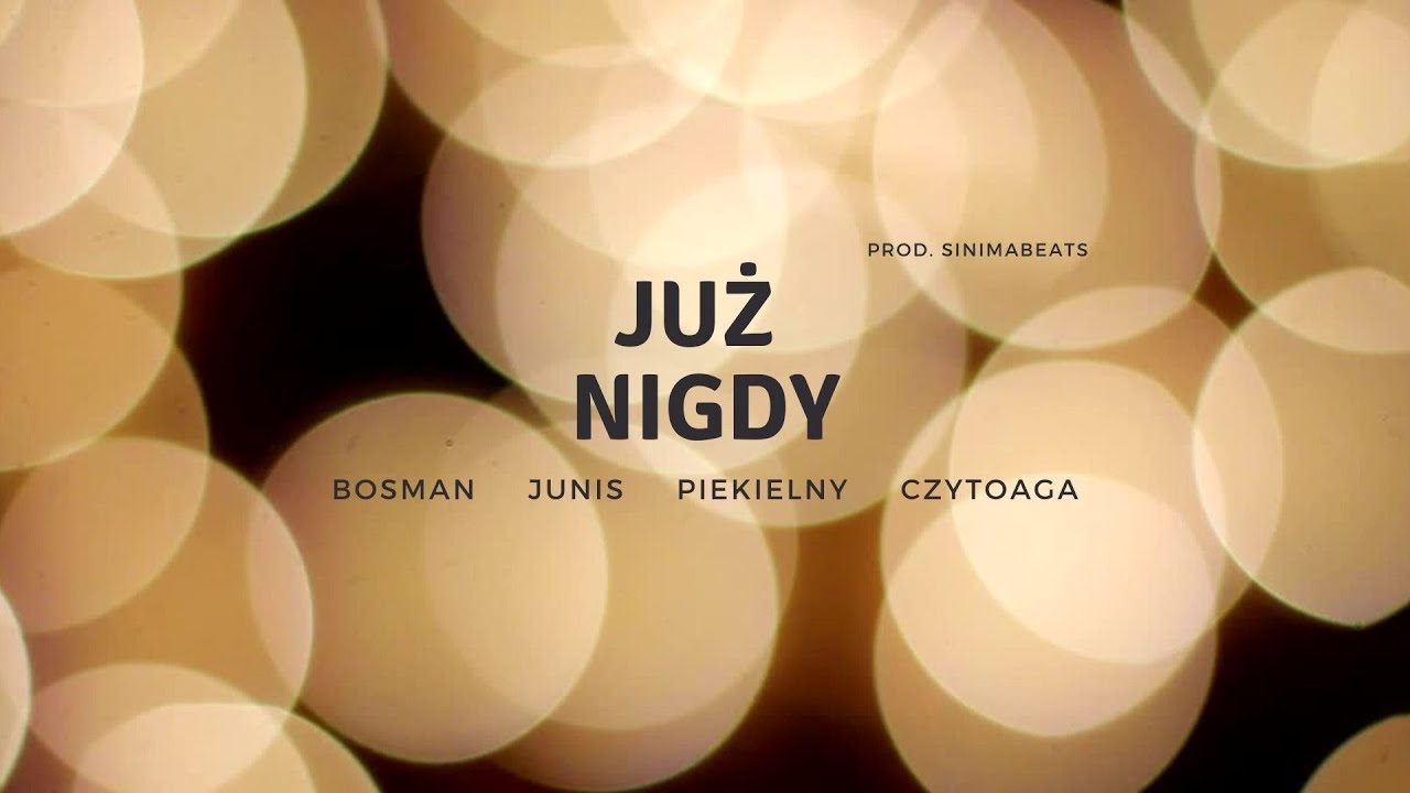 Papa Junis - Już nigdy (+ Bosman, Piekielny, Czytoaga) Beat by Sinima Beats