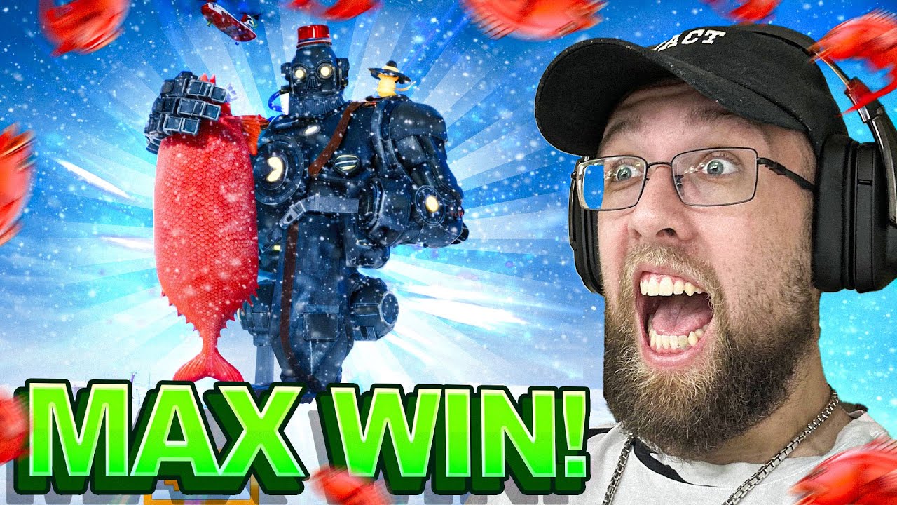 I GOT A MAX WIN ON THE ICE FISHING GAME SHOW!