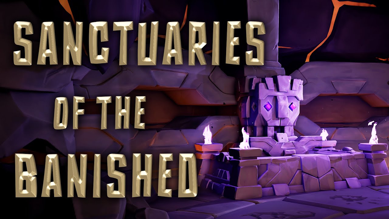 Все локации Святилища Изгнанных (Изгнанные древние сокровища) | Sea of ​​Thieves