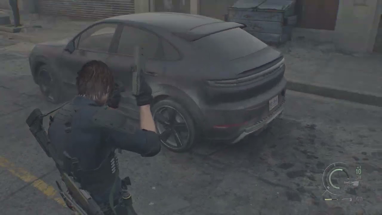 RESIDENT EVIL requiem - Porsche Cayenne Turbo GT do Leon