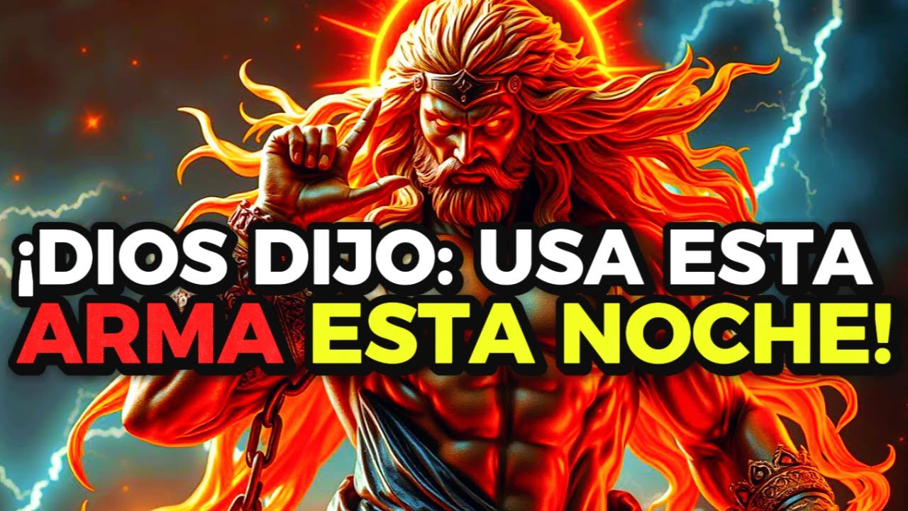 ✨ Elegido: ¡DIOS DIJO QUE TIENES PERMISO PARA USAR ESTA ARMA ESTA NOCHE!