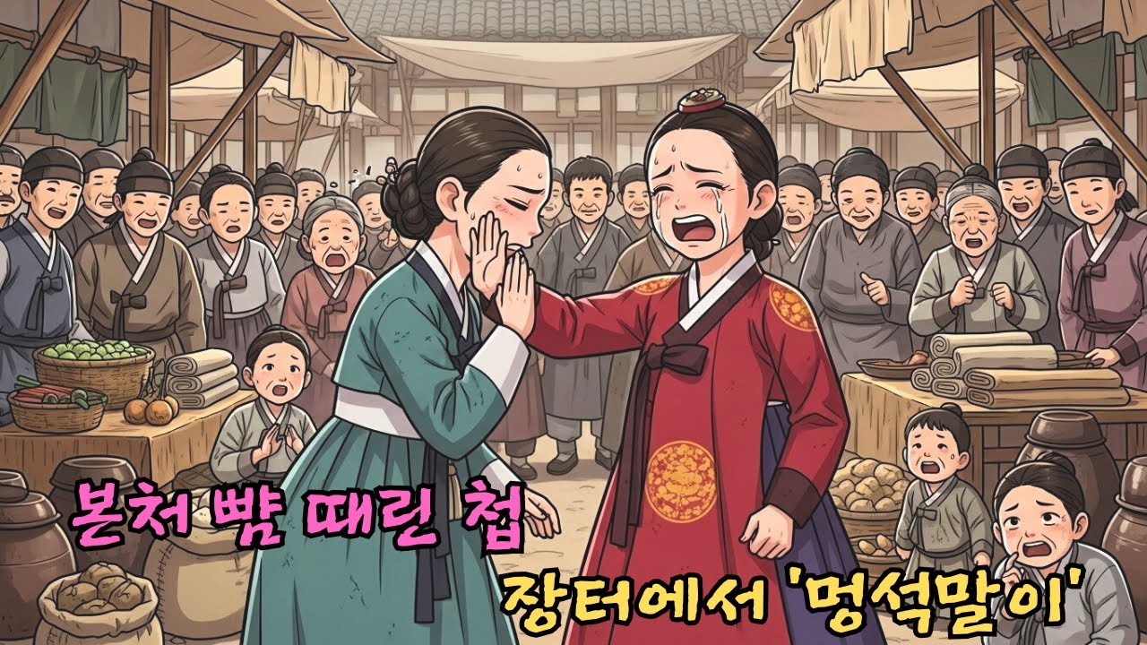 본처 뺨 때린 첩, 군중 앞에서 울부짖게 된 이유 | 야담·민담·전설·옛날이야기·오디오북