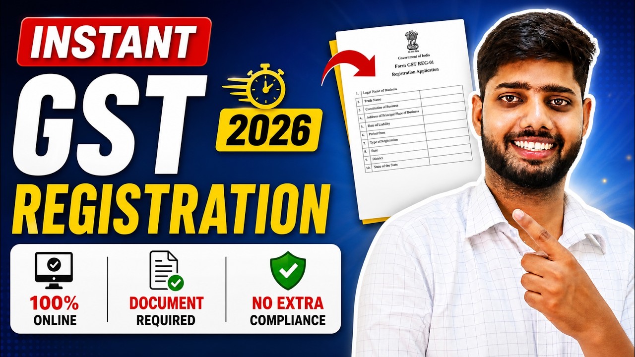 Instant GST Registration | GST Registration Process | How to Apply GST Registration | GST Kaise Le
