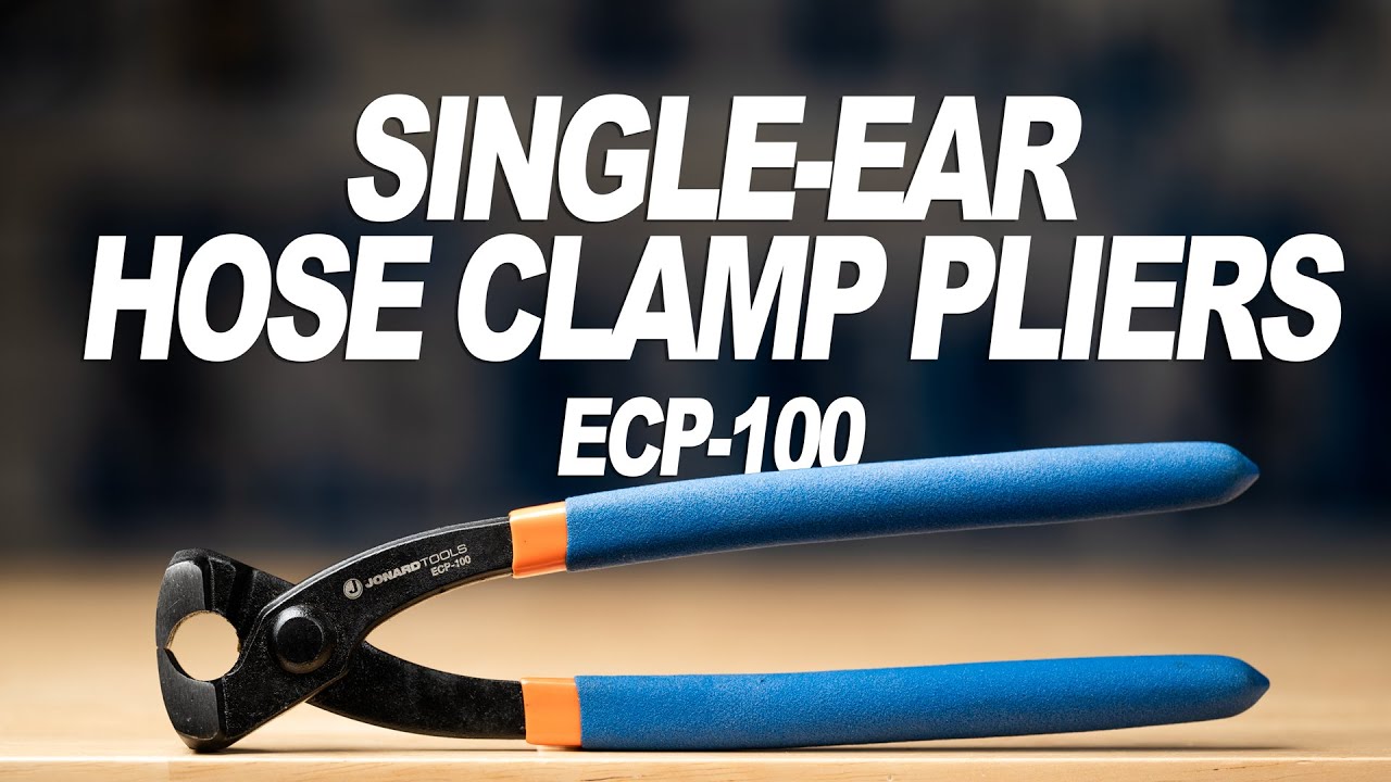 Jonard Tools Single-Ear Hose Clamp Pliers (ECP-100) Product Video