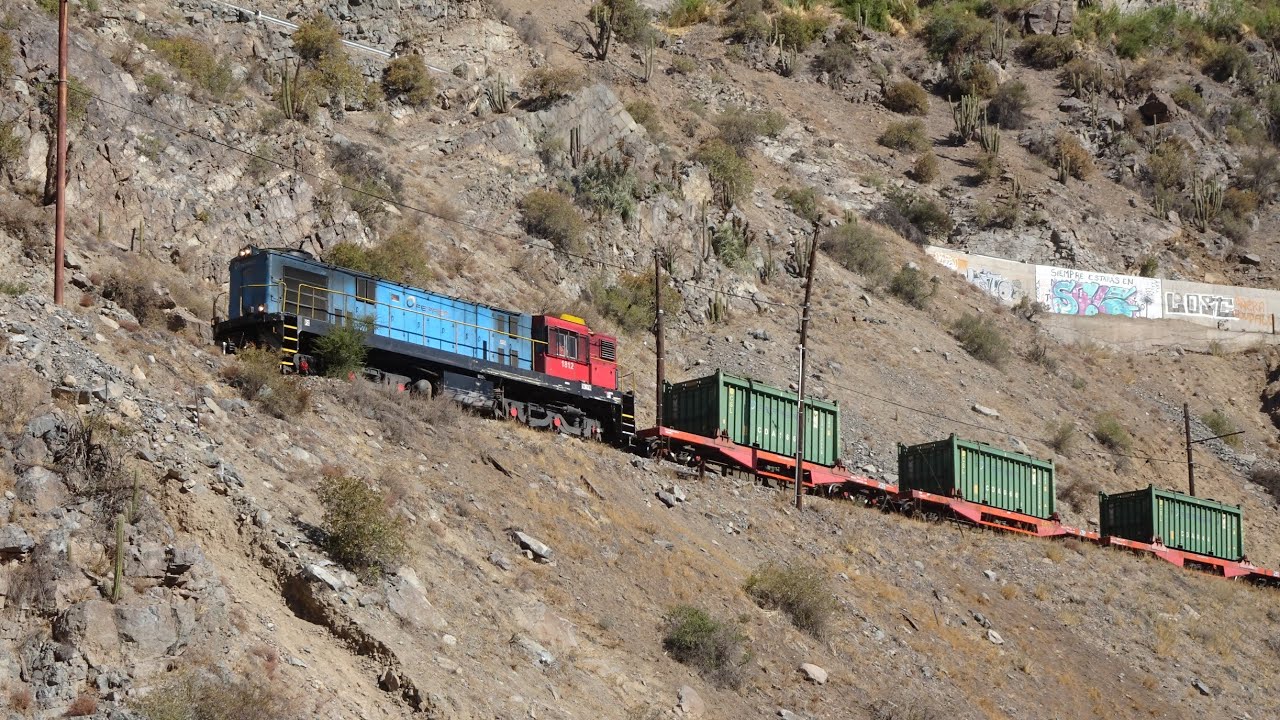Por las vías del Ex Ferrocarril Trasandino | Persecución al tren de Fepasa Los Andes - Saladillo