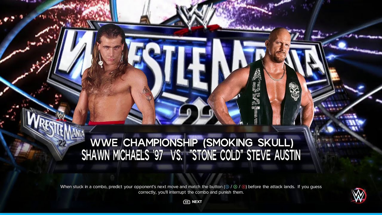 WWE 2K23 Shawn Michaels Vs Stone Cold