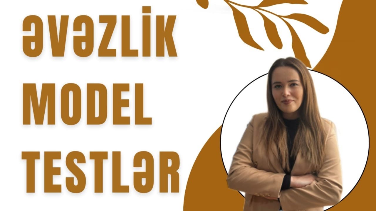 Əvəzlik model testlər. miq/sertifikasiya - 2023