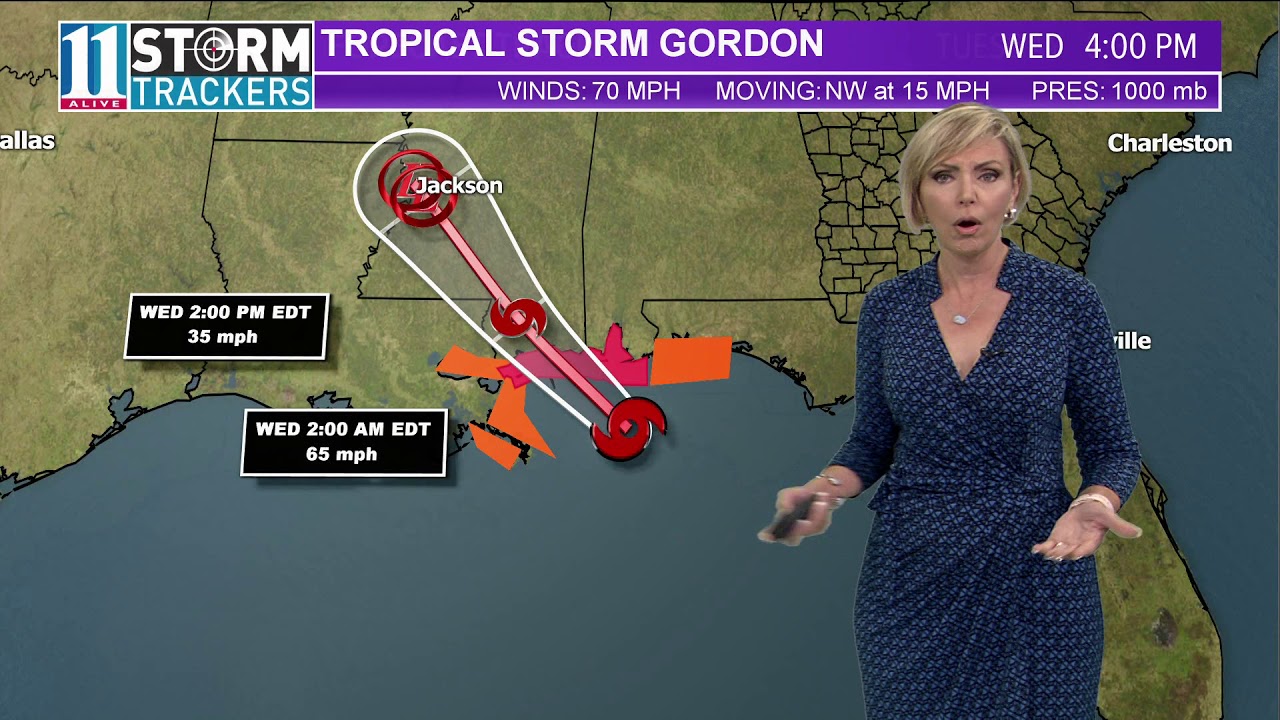 Tropical Storm Gordon: Here's a look at the track