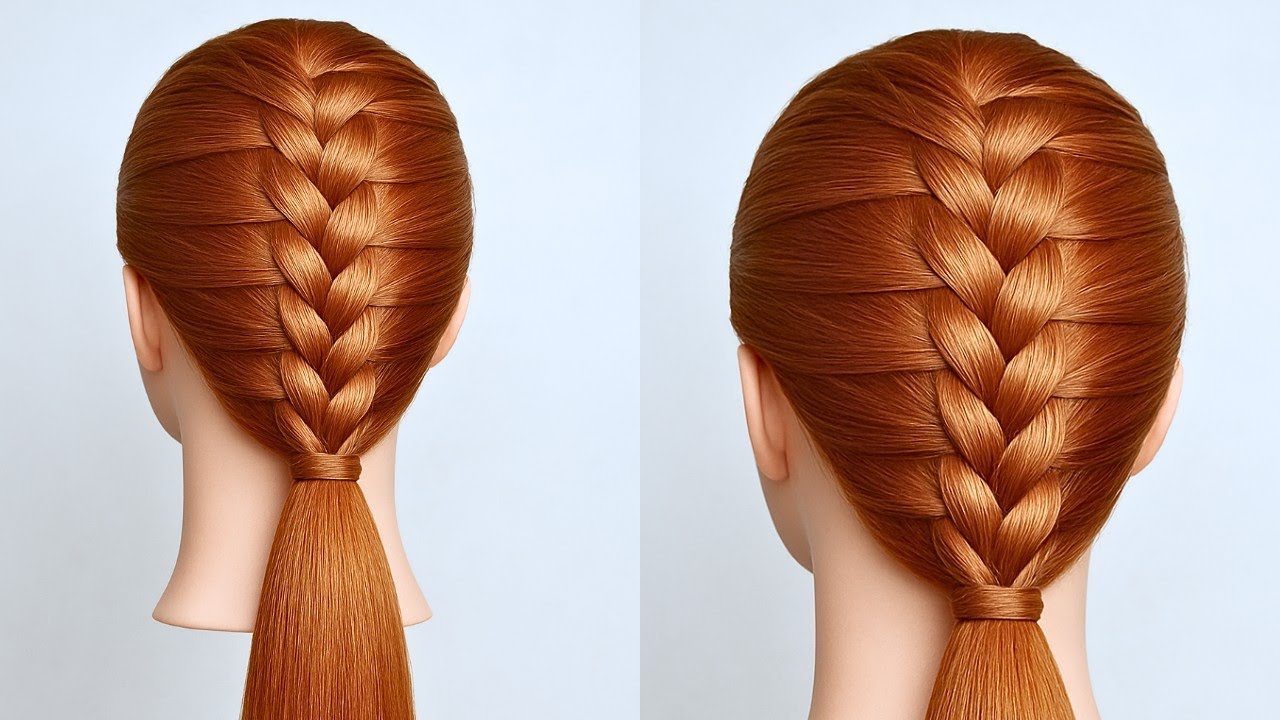 🤩Easy French Braid For Beginners | braids hairstyles | hair style girl | peinados faciles y rapidos
