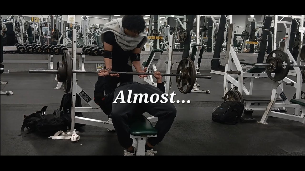 Trying 180 bench with the boys( Did not go as planned)