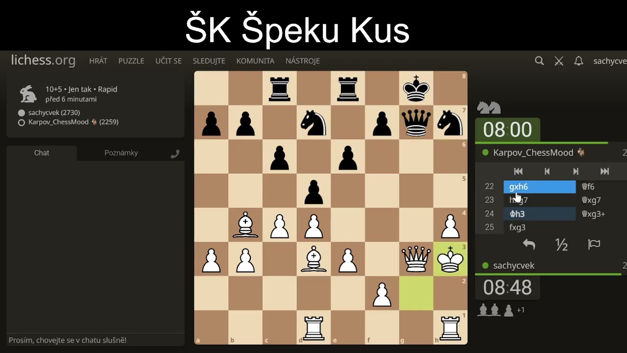 &Scaron;K &Scaron;K Neskutečn&eacute; koncovky, když 4 je v&iacute;ce než 5 a jak hr&aacute;t zoufalou koncovku bez pě&scaron;ce na v&yacute;hru :-)