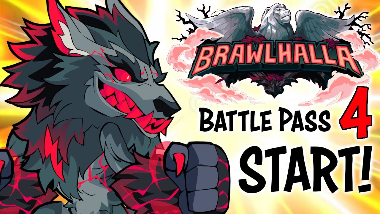 Brawlhalla Battle Pass 4 • FULL SHOWCASE + First Games with Octavius Mordex!!