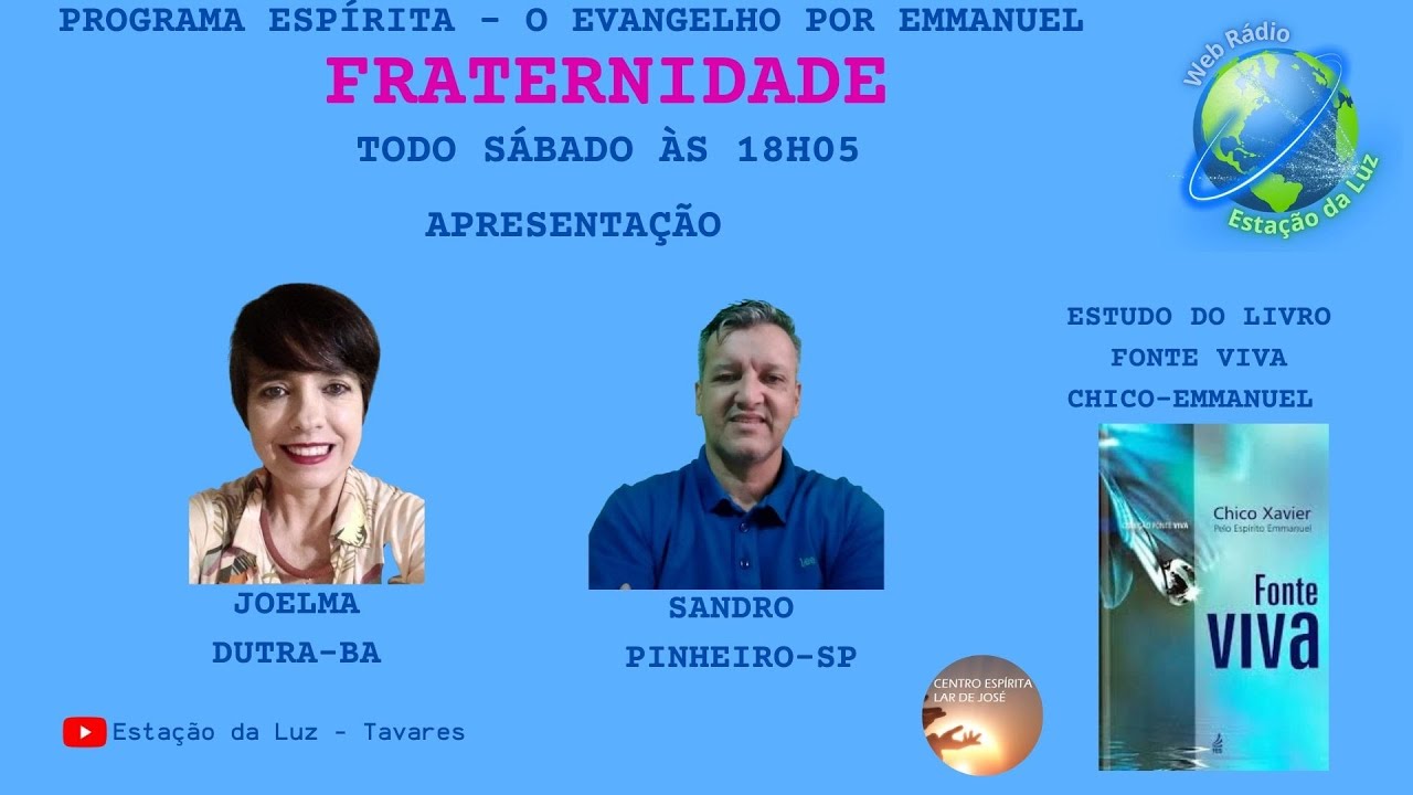 FRATERNIDADE  /  LIVRO - FONTE VIVA-15-JOÃO-13:35
