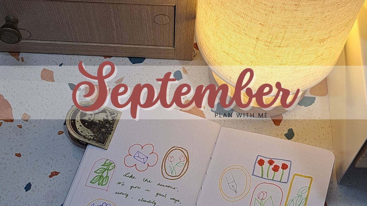 September 2025 Plan with Me | Stamp-Inspired Theme