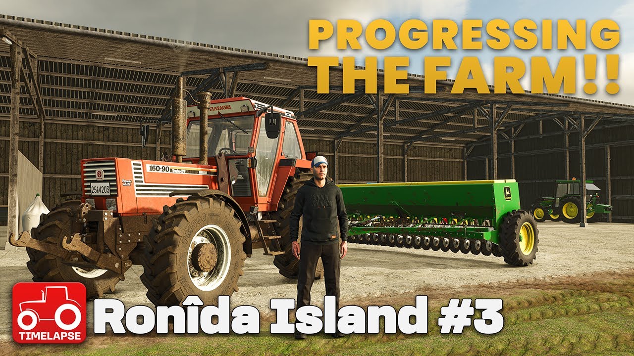 MKAING MORE PROGRESS ON THE FARM!! Ronîda Island FS25 Timelapse Farming Simulator 25 Ep 3