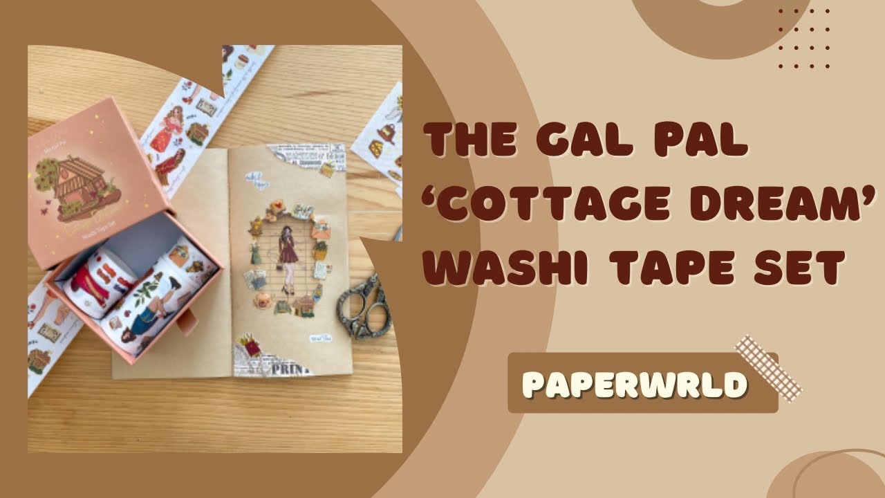 📦 Unboxing + Journal With Me | Cottagecore Aesthetic Washi Tape 🌿✨