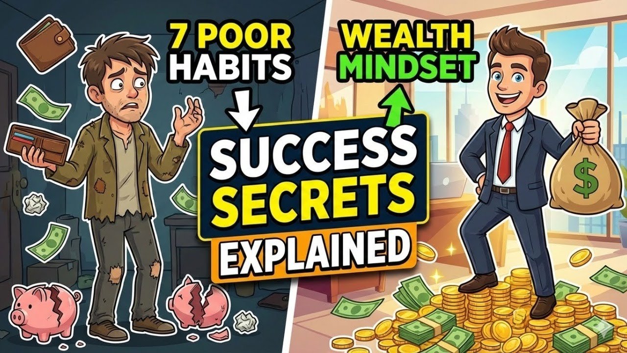 7 Habits Making You Poor: Wealth Mindset & Success Secrets
