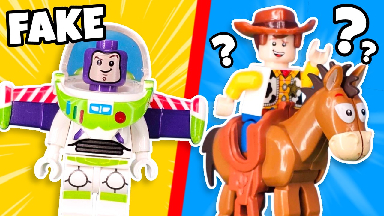Распаковка поддельных минифигурок LEGO по мотивам мультфильма &laquo;История игрушек&raquo;!
