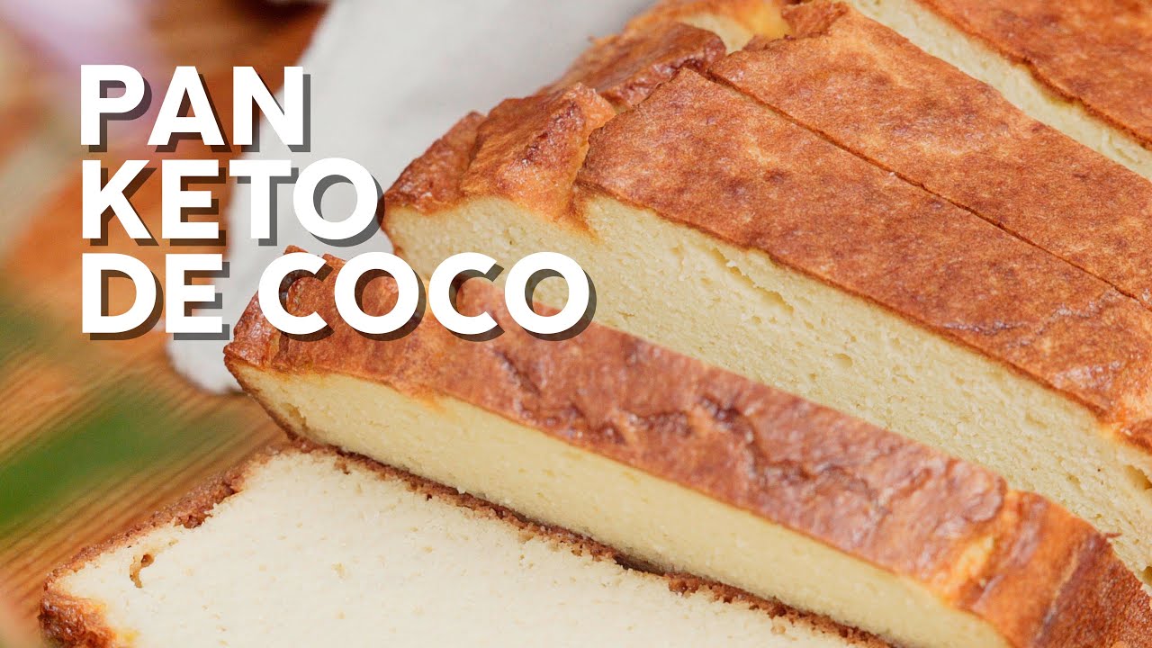 Receta keto: Pan de harina de coco