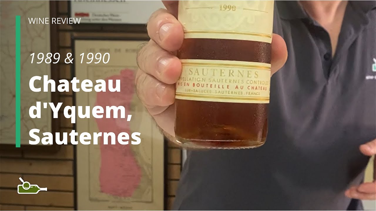 Сравнительная дегустация: Chateau d'Yquem Sauternes 1989 и 1990 гг.