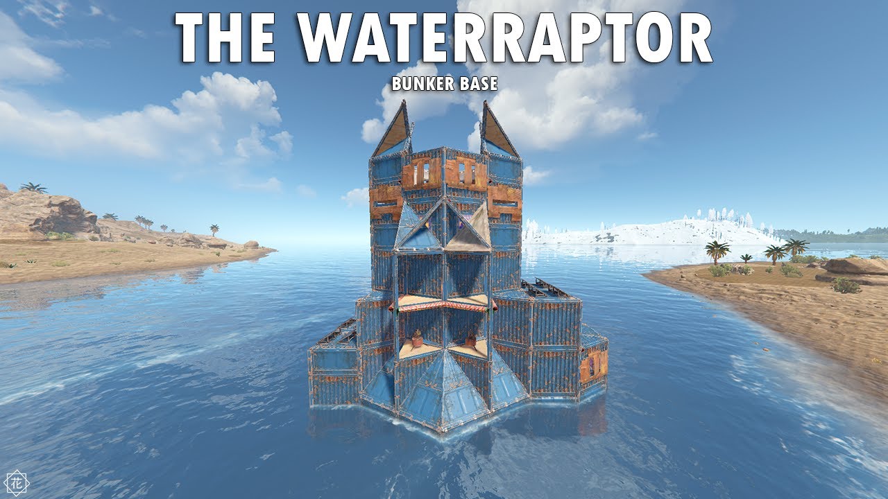 THE WaterRaptor BUNKER RUST BASE SOLO/DUO