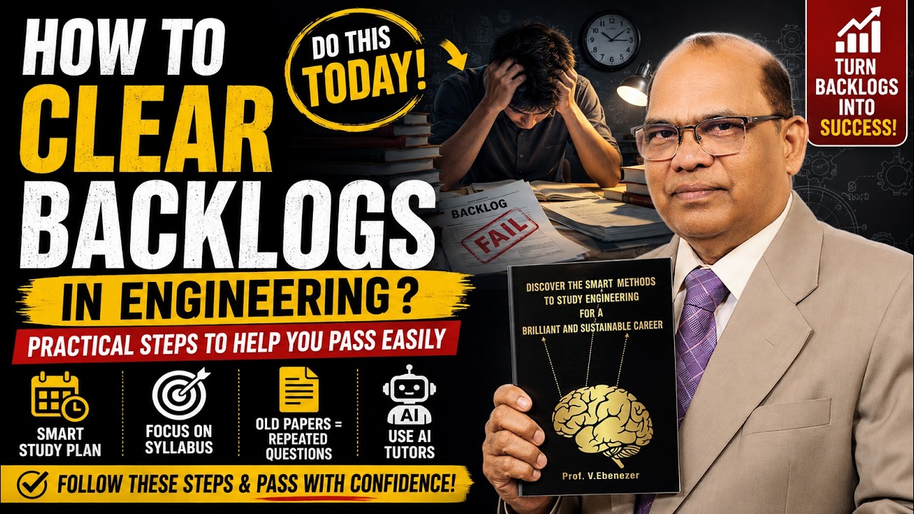 How to Clear Backlogs in Engineering & Pass Exams | 7 Practical Steps to Clear Arrears Do this TODAY