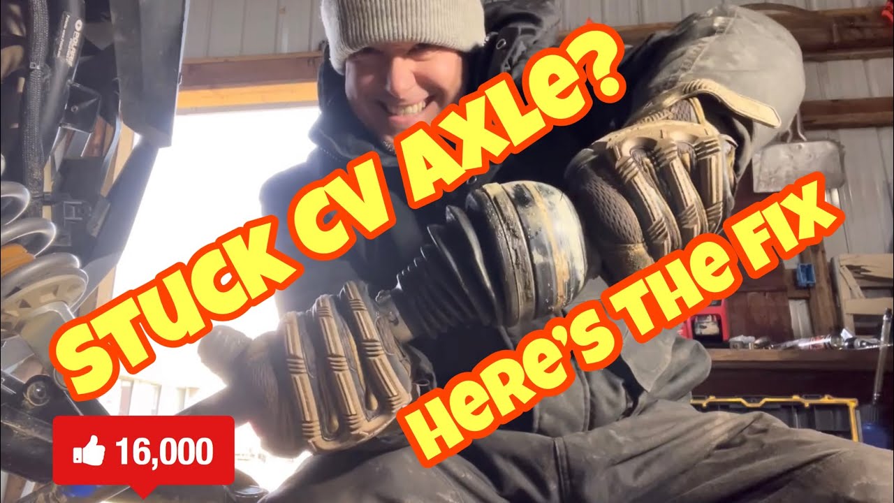 Как снять полуось CV на RZR, если застряла полуось CV