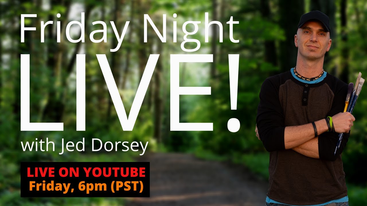 Friday Night Live Painting Party! A Beautiful Forest Scene