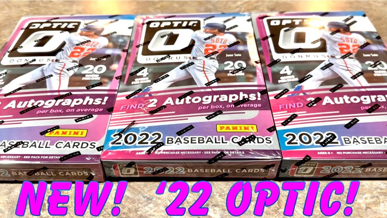 HOT BOX 🚨 ! NEW RELEASE!  2022 OPTIC BASEBALL CARDS!