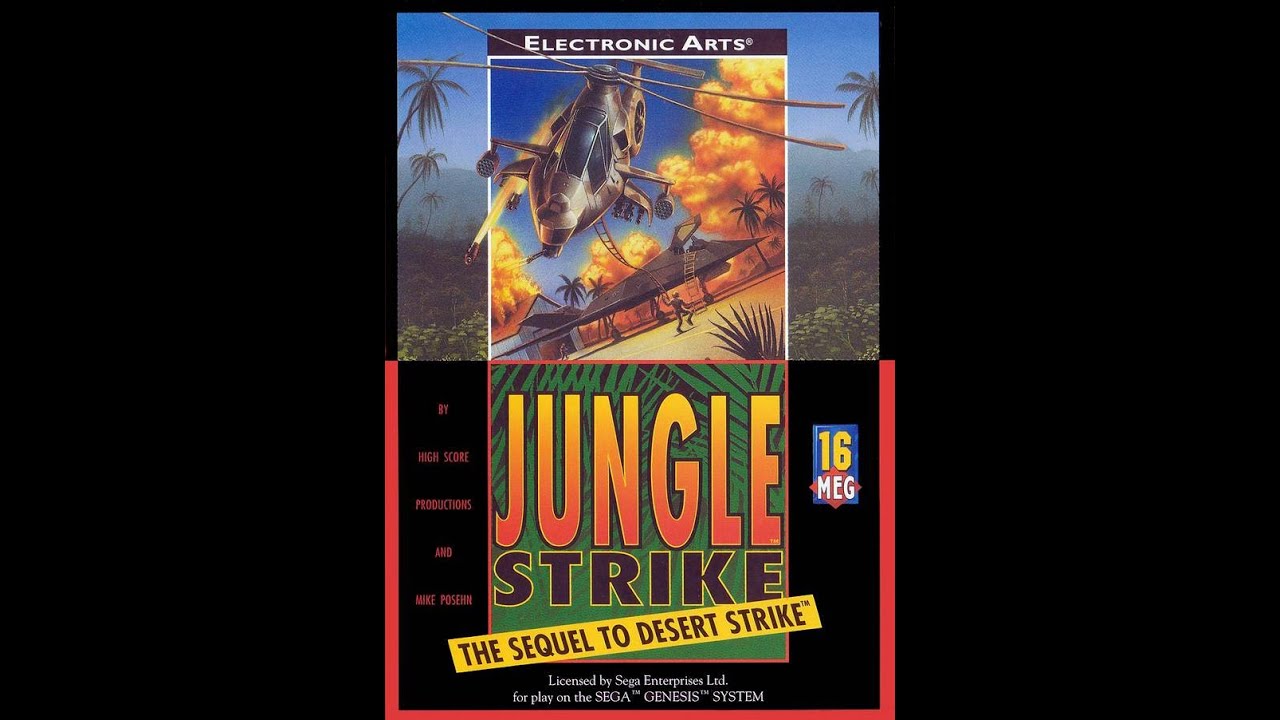 Jungle Strike Прохождение (Sega Rus)