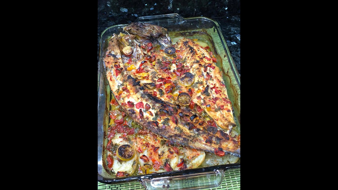 تنضيف السمك اللوت 🐟🐠عملته صينيه بالبطاطس 🥔 اكلوا صوابعهم وراها