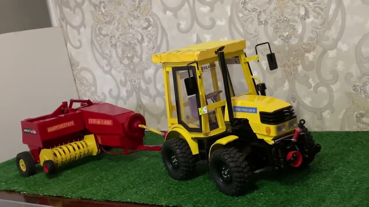 Handemade Mini Tractor At home from PVC Baller Dong feng