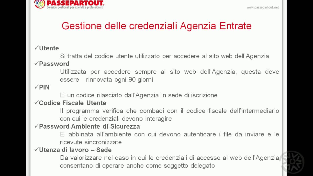 Videocorso Telematici Entratel 02/09/2016