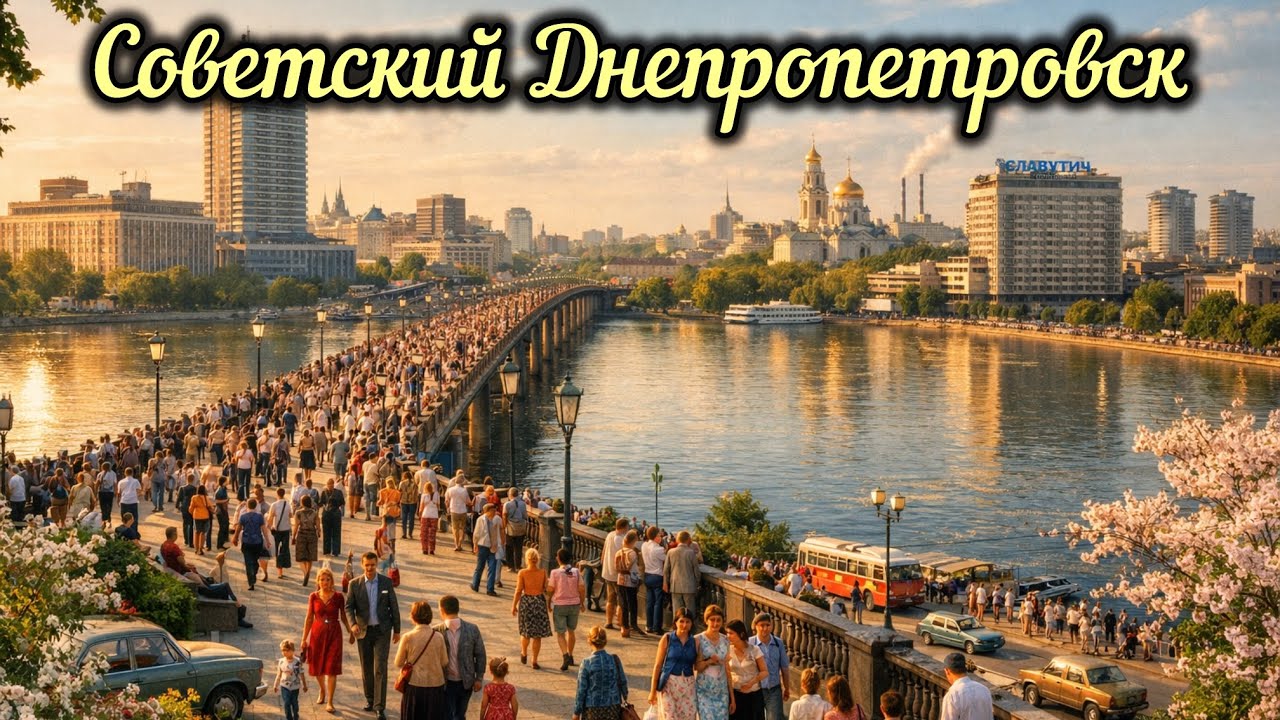 Как Днепропетровск жил при СССР, История города! Днепр в сердце 